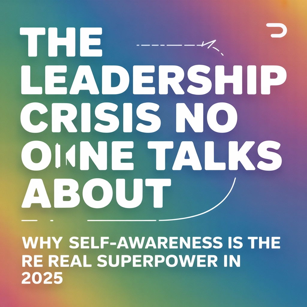 The Leadership Crisis No One Talks About: Why Self-Awareness Is the Real Superpower in 2025