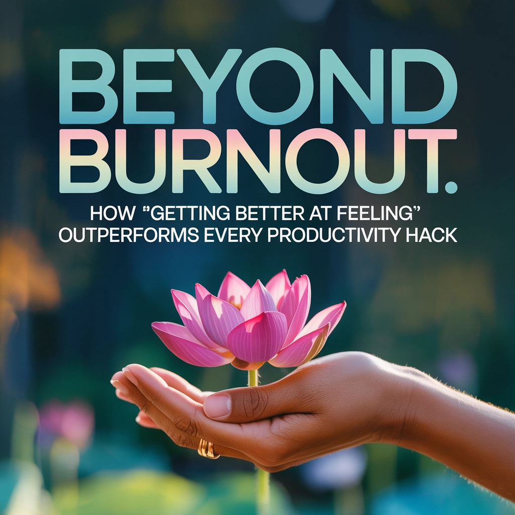 Beyond Burnout: How “Getting Better at Feeling” Outperforms Every Productivity Hack