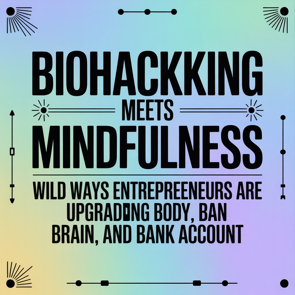Biohacking Meets Mindfulness: Wild Ways Entrepreneurs Are Upgrading Body, Brain, and Bank Account