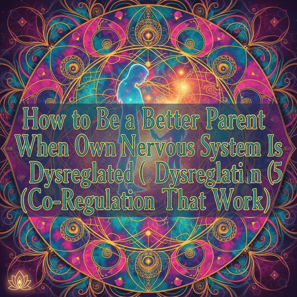 How to Be a Better Parent When Your Own Nervous System Is Dysregulated (5 Co-Regulation Techniques That Work)